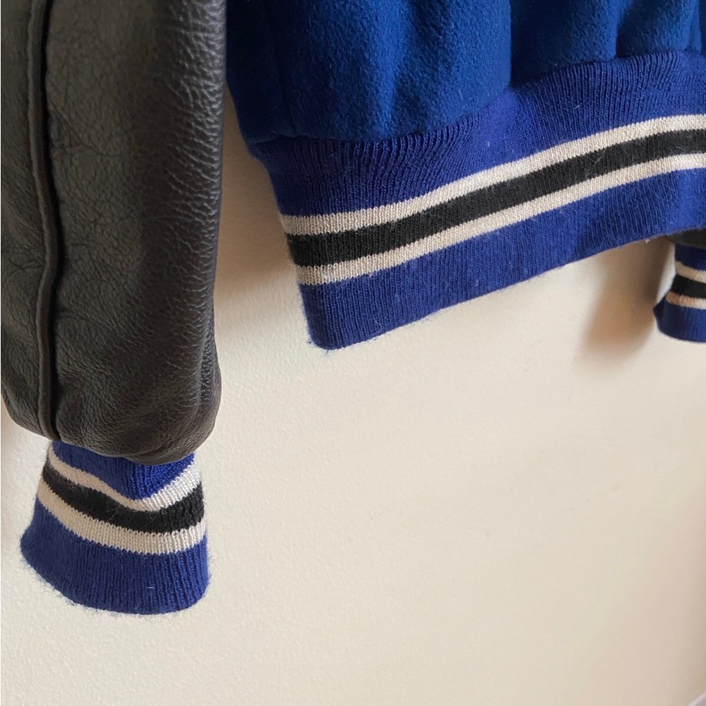 Vintage Y2K Leather Varsity Jacket 2004 - Small - Picture 10 of 14
